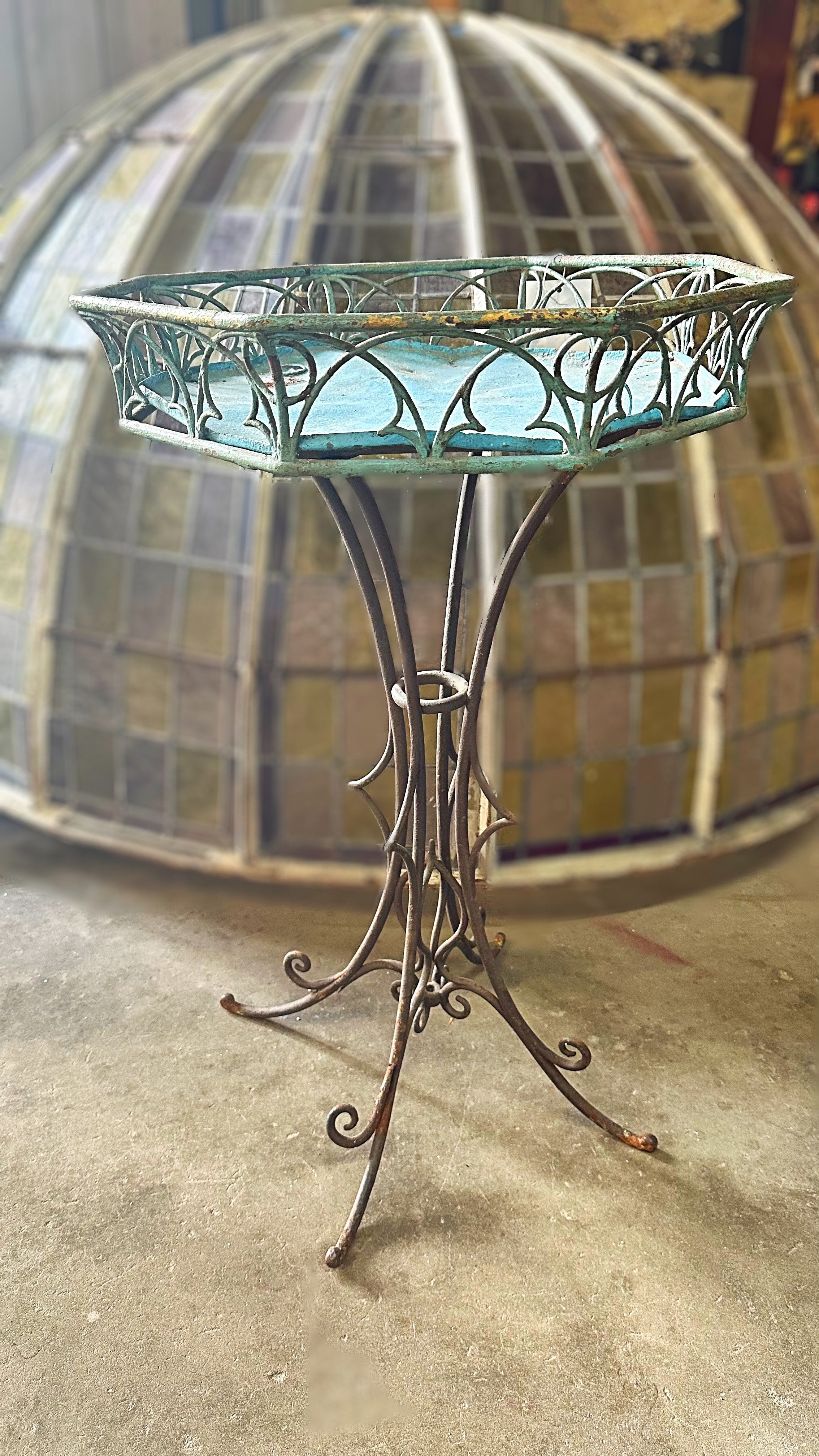 French Vintage Jardiniere Plant Stand — Schiller's Salvage - Tampa